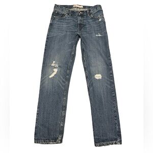 Levi’s men Jrs/boys 502 size 18 29x31 regular taper distressed denim jeans